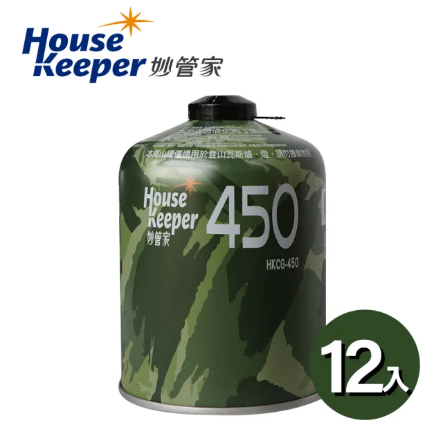 【妙管家】450g 高山瓦斯罐 12罐組(高山瓦斯罐)