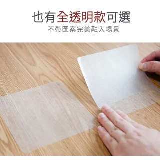 【Echain Tech】動物金鋼砂防滑貼片 透明加大款 18x18cm 多款圖案 單片任選(防滑貼/浴室止滑貼/地板貼)