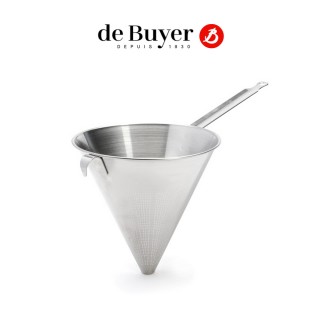 【de Buyer 畢耶】營業用不鏽鋼錐形過濾器23cm(孔徑0.8mm)