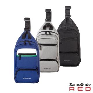 【Samsonite RED】MARSTON 都會休閒輕量尼龍斜肩包/胸包/斜跨包/側揹包/單肩包(多色可選)