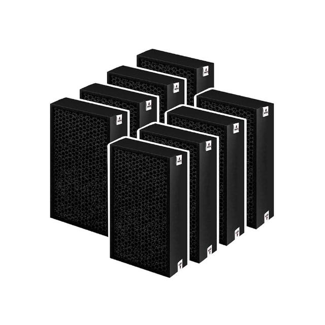 【蟎著媽】複合式濾網4套8入優惠組(適用 Honeywell HPA-600BTW 空氣清淨機 HRF-Z2TW 三合一濾心)