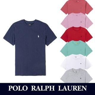 【RALPH LAUREN】RL POLO 經典圓領小馬素面短袖T恤 上衣-青年款-多色組合(青年款/春夏舒適/平輸品/短T)