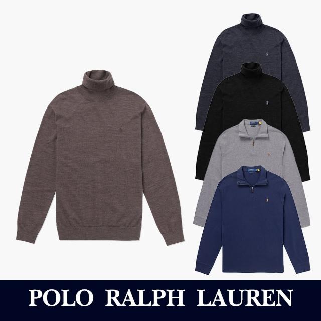 【RALPH LAUREN】RL POLO 經典刺繡小馬棉質毛衣 上衣-多色組合(平輸品/百搭爆款)