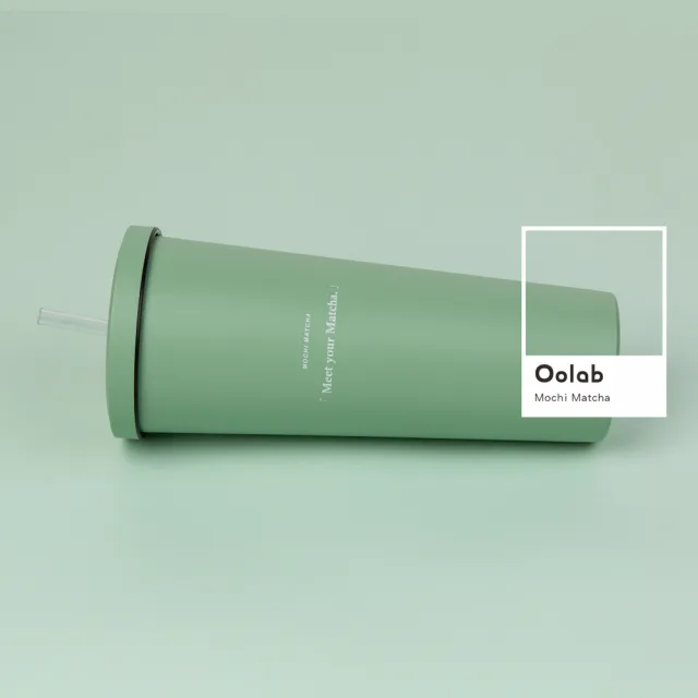 【Oolab 良杯製所】莫蘭迪系列 不鏽鋼吸管杯850ML 輕便限定組(外出輕便組合)