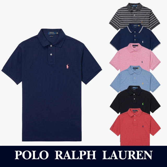 RALPH LAUREN RL POLO 經典爆款刺繡小馬短袖POLO衫 上衣-多色組合(平輸品/百搭精選/春夏必備)