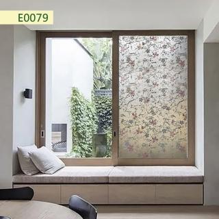 【Homemake】45*200cm DIY彩繪自黏玻璃窗貼-1入 YT-E0079(防曬/遮陽/玻璃貼/保護隱私/美化佈置)