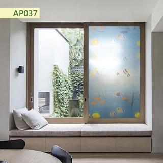 【Homemake】45*200cm DIY彩繪自黏玻璃窗貼-1入 YT-AP037(防曬/遮陽/玻璃貼/保護隱私/美化佈置)