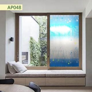 【Homemake】45*200cm DIY彩繪自黏玻璃窗貼-1入 YT-AP048(防曬/遮陽/玻璃貼/保護隱私/美化佈置)