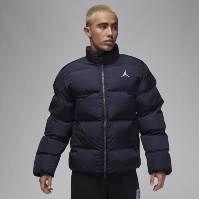 【NIKE 耐吉】外套 男款 運動外套 AS M J ESS POLY PUFFER JKT 黑 FB7332-010