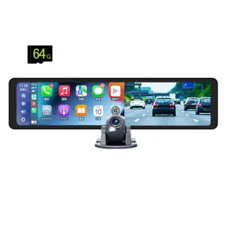 【領先者】ES-629 送64G卡  CarPlay 2K高清流媒體 12吋全螢幕觸控 後視鏡行車記錄器(行車紀錄器)