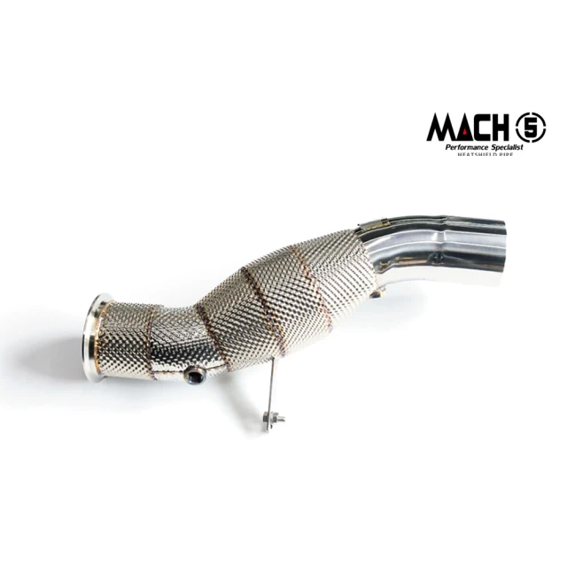 Mach5 BMW F10 / F18 高流量帶三元催化排氣管(535i 3.0T N55)