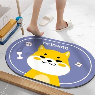 【bebehome】軟式矽藻土速乾防滑吸水地墊(廚房浴室門口軟墊/速乾防滑吸水踏墊)