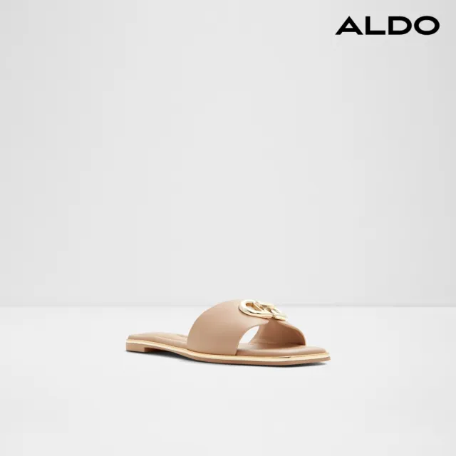 【ALDO】BELLENOR-復古花窗紋涼拖鞋-女鞋(粉膚色)