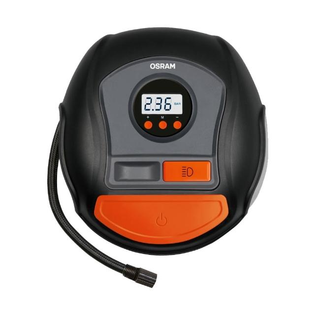 【Osram 歐司朗】12V電動打氣機 TYREinflate 450(車用充氣/LED照明《買就送 OSRAM 修容組》)