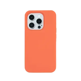 【Candies】iPhone 15 Pro 適用6.1吋  Simple系列素面殼手機殼(橘)