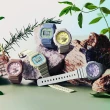 【CASIO 卡西歐】G-SHOCK WOMEN 療癒大自然 羅勒葉指針設計八角形雙顯錶-灰紫(GMA-S2100NC-8A)