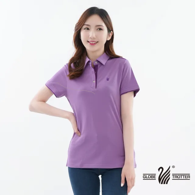 【遊遍天下】女款抗UV防曬內刷毛保暖POLO衫(M-5L 大尺碼)