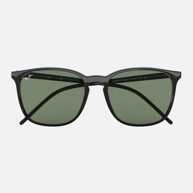 RayBan 雷朋】方形膠框太陽眼鏡(RB4387F-901/71 55mm) - momo購物網