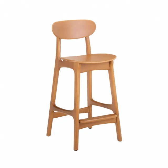 【有情門】STRAUSS 卡樂瑞吧椅-FH69(製作期2-3週/實木/MIT/餐椅/吧檯椅/休閒椅)