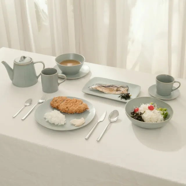 【YU Living 信歐傢居】歐式陶瓷手作壓紋窯變釉湯碗 餐碗(2色)