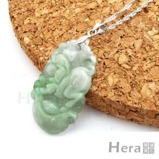 Hera頂級A貨翡翠項鍊-生肖豬