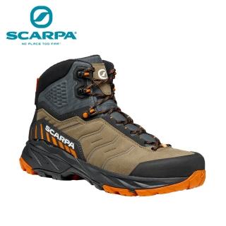 【SCARPA】原廠貨 中性 RUSH TRK GTX 中筒 防水登山鞋/郊山鞋/百嶽 沙漠/芒果(63140-200)
