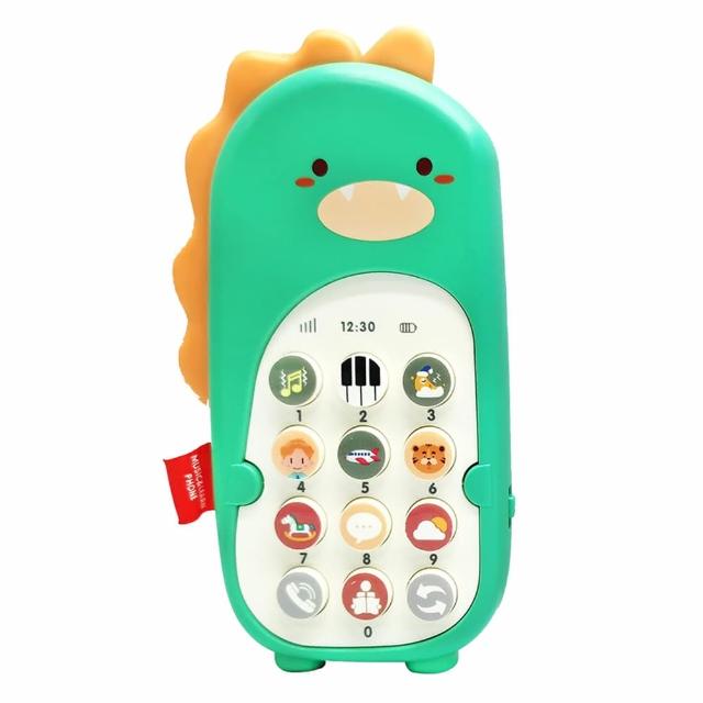 【GCT 玩具嚴選】幼幼震動恐龍手機(寶寶啟蒙玩具)