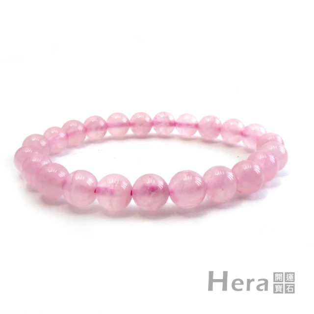 【Hera】頂級優雅亮麗粉晶手珠(8mm)