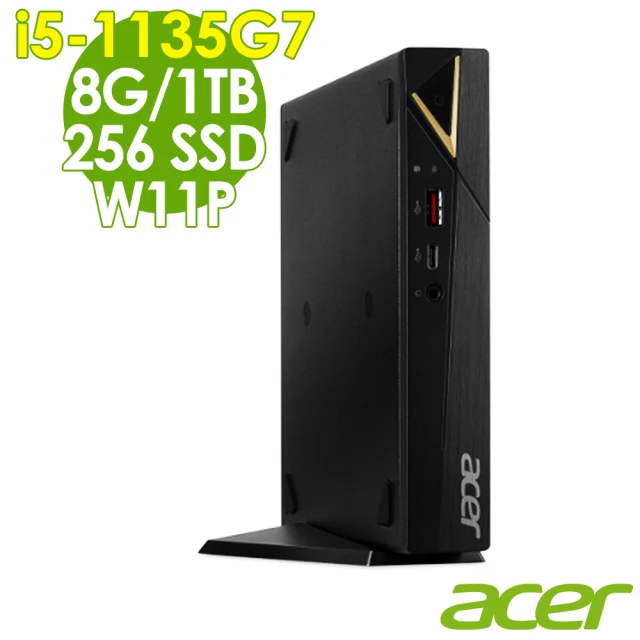 ACER 宏碁Acer 宏碁 i5 四核電腦(RN-96/i5-1135G7/8G/1TB HDD+256G SSD/W11P)