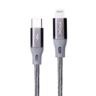 【PX 大通】.UCL-1.8G原廠MFI認證AppleiPhone快充電線編織傳輸線USB-C Type-C Lightning1.8米蘋果線