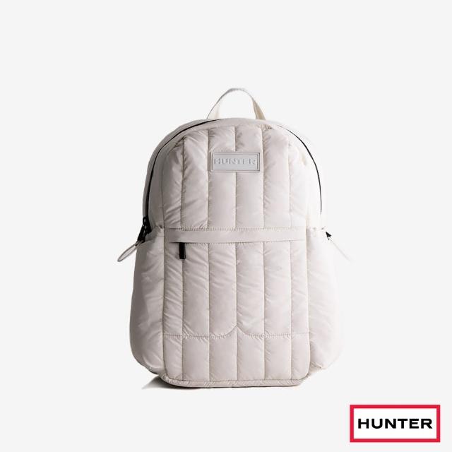 【HUNTER】橡膠感尼龍空氣後背包(白色)