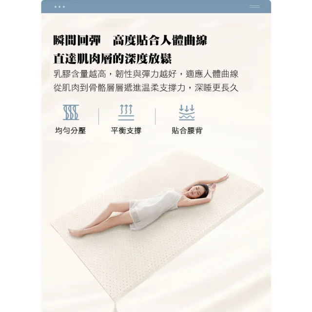 【本木】本木-五星飯店專用 天絲透氣乳膠高回彈獨立筒床墊(單人3尺)