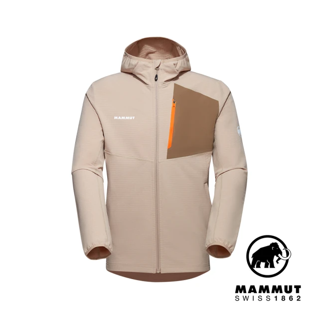 Mammut 長毛象 Madris Light ML Hooded Jacket Men 防風刷毛連帽外套 薩凡納褐 男款 #1014-03841