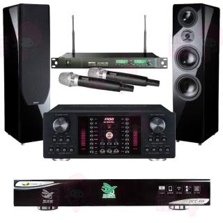 【點將家】DCC-899+FNSD AK-9800 PRO+ACT-869+KTF P-889(點歌機4TB+擴大機+無線麥克風+卡拉OK喇叭)