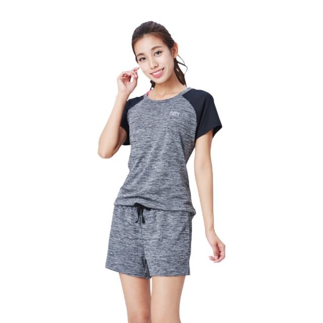 【iFit 愛瘦身】Fitty 習作時光 運動短褲(淺灰 S)