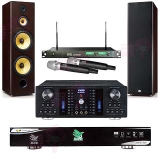 【點將家】DCC-899+FNSD AK-8800 PRO+ACT-869+FNSD SD-903N(點歌機4TB+擴大機+麥克風+喇叭)