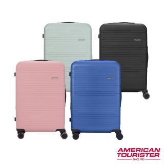 【AMERICAN TOURISTER 美國旅行者】24吋 NOVASTREAM 抗菌環保可擴充PC防盜拉鍊行李箱(多色可選)