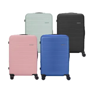 【AMERICAN TOURISTER 美國旅行者】24吋 NOVASTREAM 抗菌環保可擴充PC防盜拉鍊行李箱(多色可選)