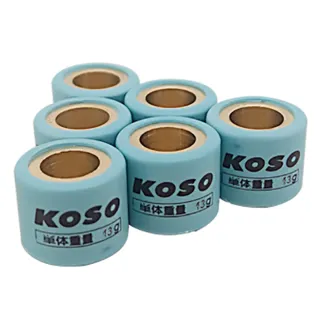 【KOSO】D18x14mm EVO 鈦金剛滾珠、普利珠 一組6顆(GY6 / JETS / KRV / FNX 傳動套件、驅動盤、普利盤)