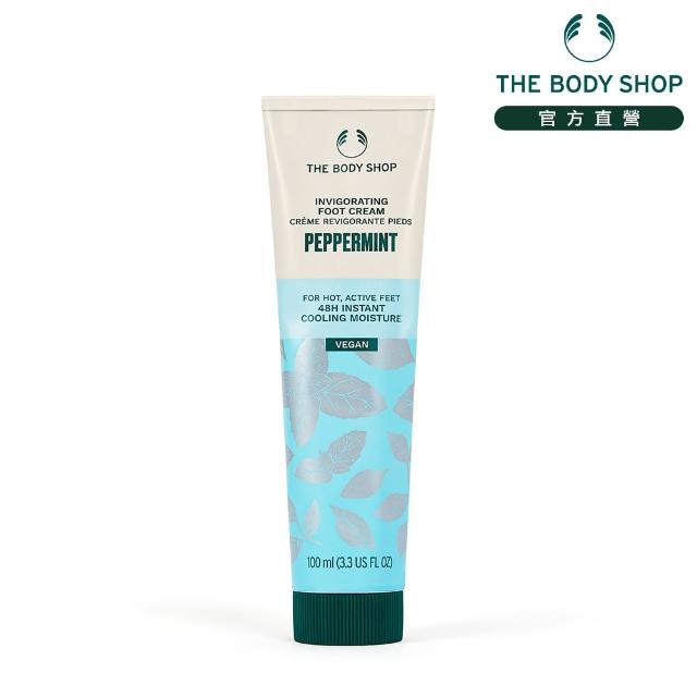 【THE BODY SHOP 美體小舖】薄荷沁涼足部修護霜(100ML)