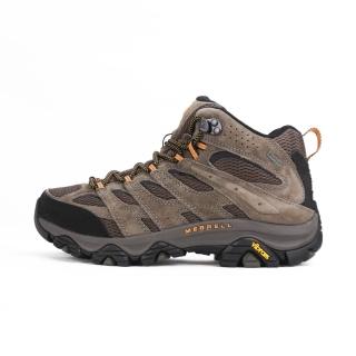 【MERRELL】Moab 3 Mid Gore-Tex 男 越野鞋 戶外 登山 防水 寬楦 棕黑(ML035795W)