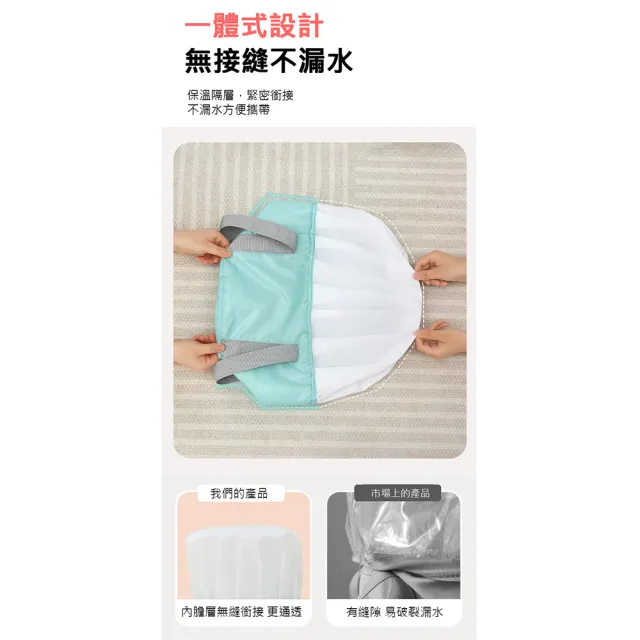 【MEHOME美好家】加高款 及膝折疊蓋泡腳桶/泡腳袋(保溫保暖)