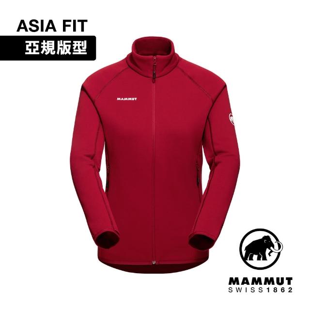 【Mammut 長毛象】Aconcagua ML Jacket AF W 運動刷毛機能立領外套 女款 緋紅 #1014-04451