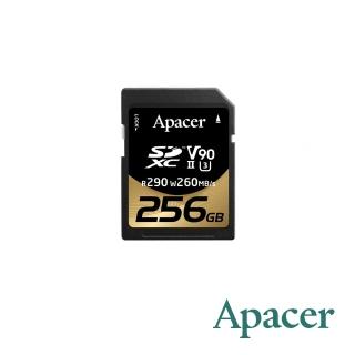 【apacer 宇瞻】256gb sd uhs-ii u3 v30 高速記憶卡 290mb/s(公司貨)