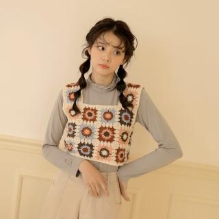 【OB 嚴選】咖啡廳家族13度WARM++超進化木耳邊印花發熱衣 《KG1509》