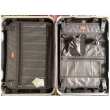 【SNOW.bagshop】20吋行李箱隱藏外掛鈎防盜鋁框(PC+ABS髮絲紋雙海關鎖)