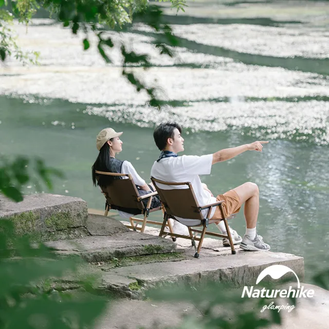 【Naturehike】暮靜可折疊拆卸木椅 JJ007-2 原木色(台灣總代理公司貨)