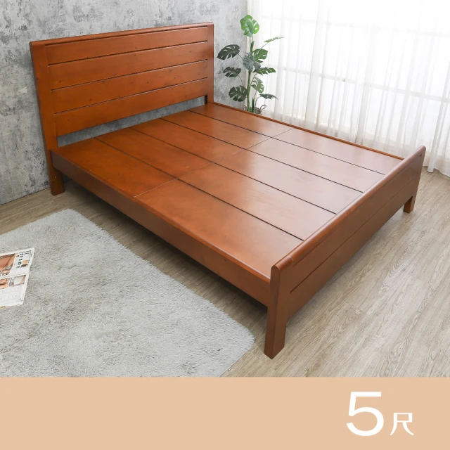 直人木業 綠建材彩妝板溫馨系列楓木色平面軟墊側兩抽床組/單人