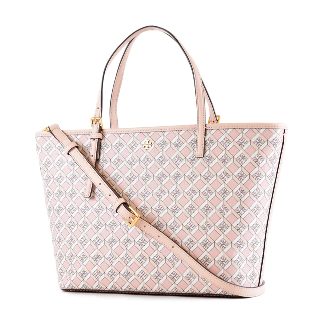 TORY BURCH BRITTEN 黑色縷空LOGO翻蓋磁