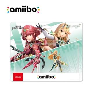 【Nintendo 任天堂】Switch amiibo 公仔 焰 & 光 PYRA&MYTHRA(任天堂明星大亂鬥系列)